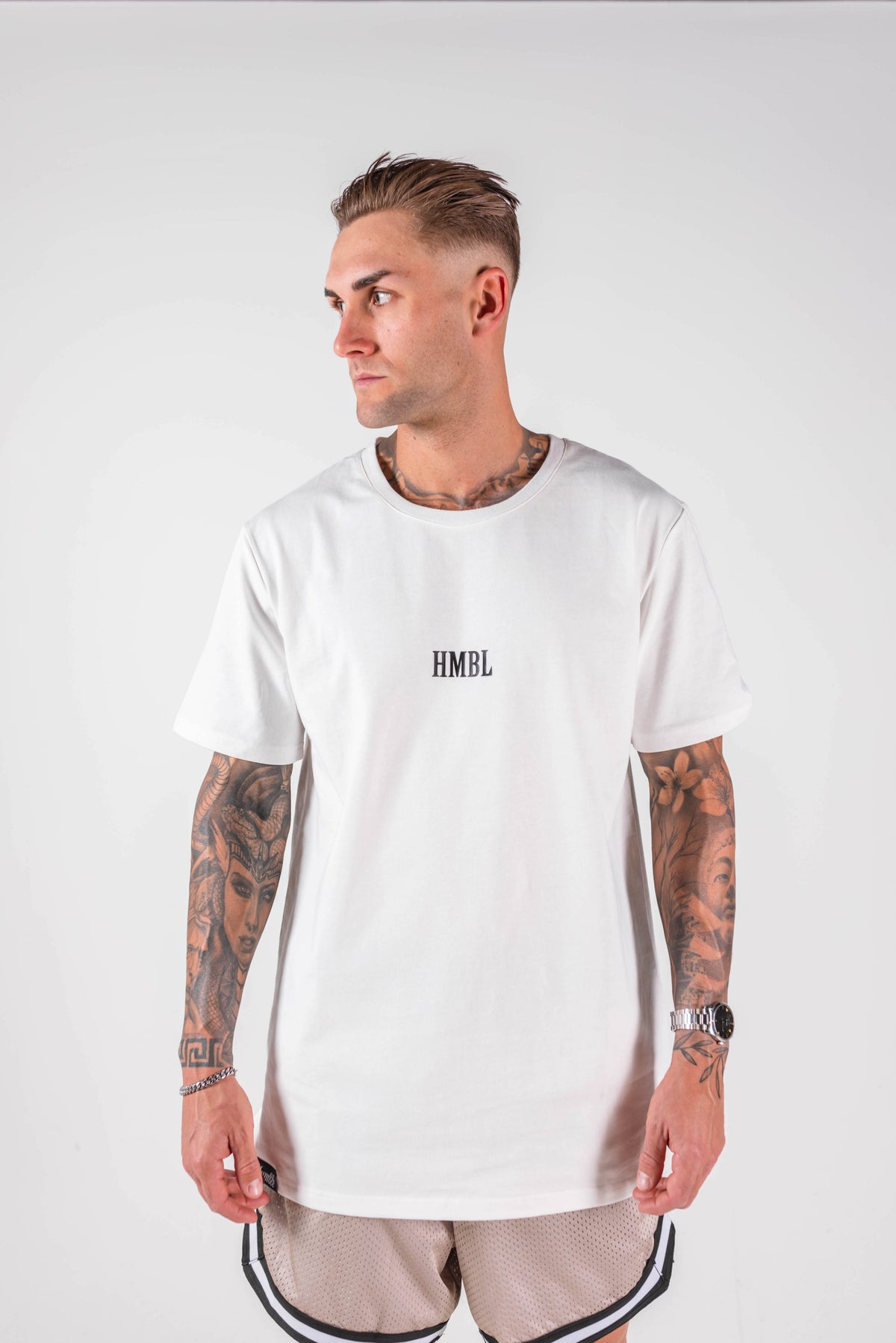 HMBL Tee White