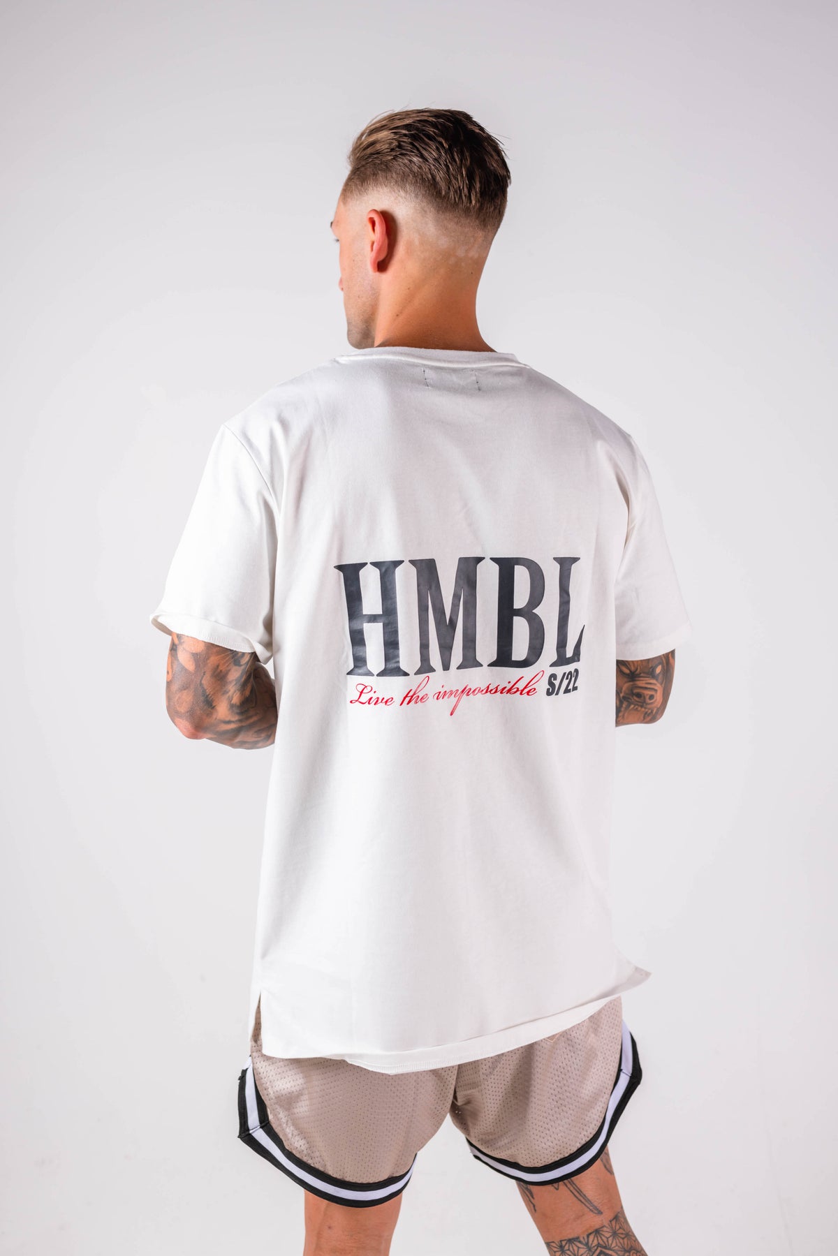 HMBL Tee White