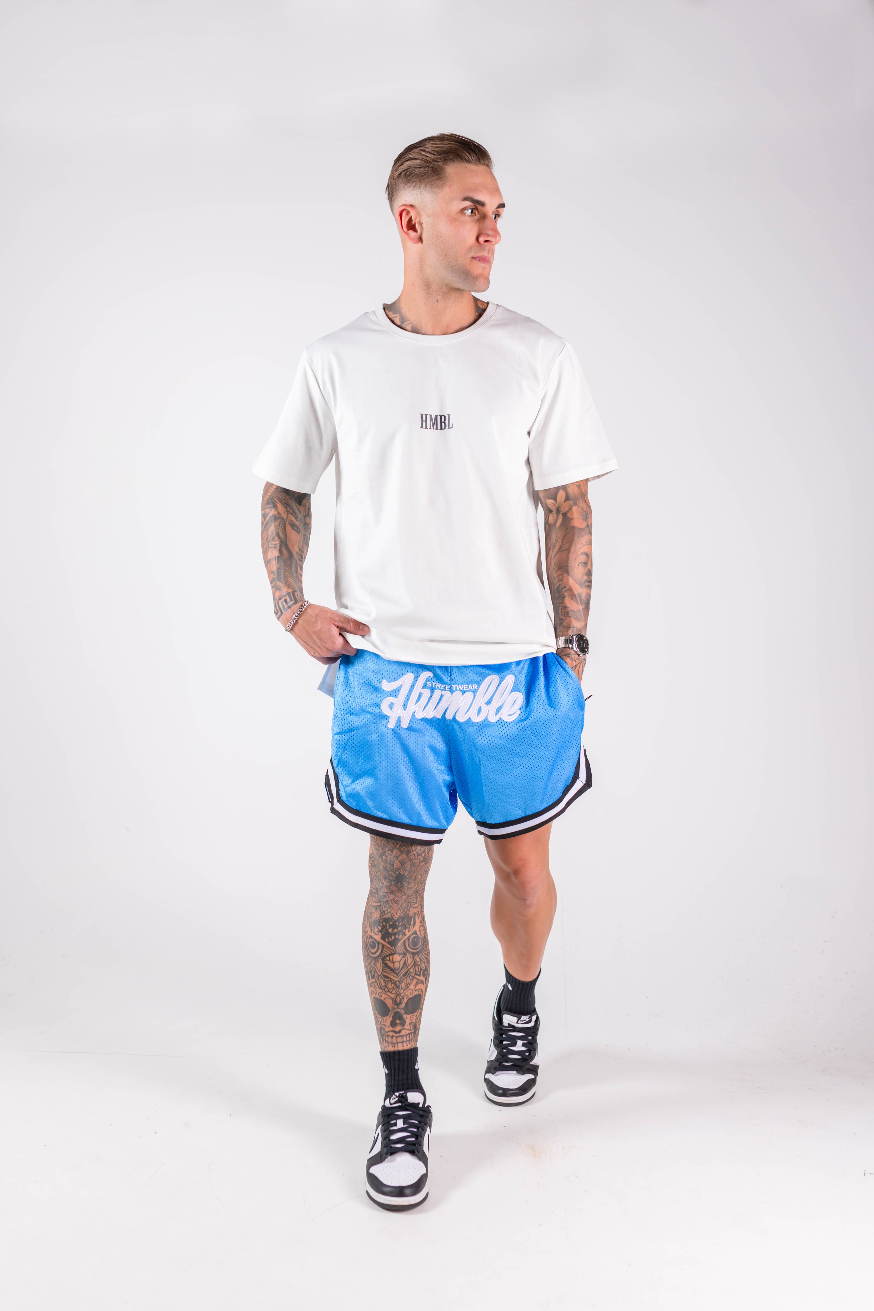 Sky Blue Basketball Shorts - Humble Streetwear