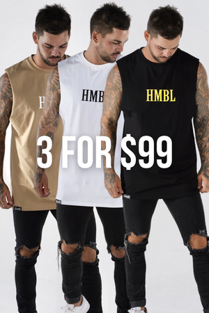 3 Muscle Tees For $99