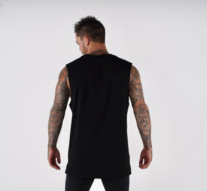 Block Muscle Tee Black